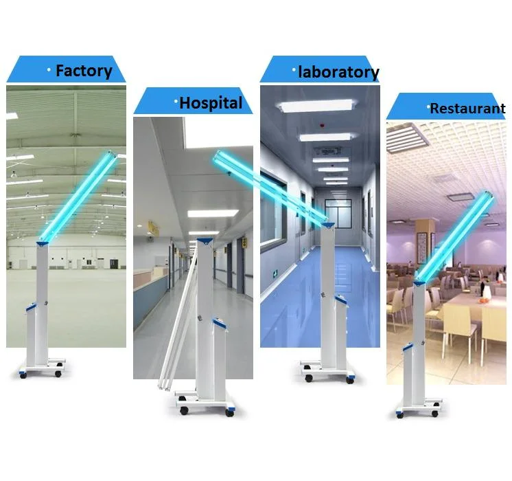 UV Lamp Light Air Sterilizer UV Sterilizer Disinfection Trolley UVC Lamp Medical Sterilization Equipments