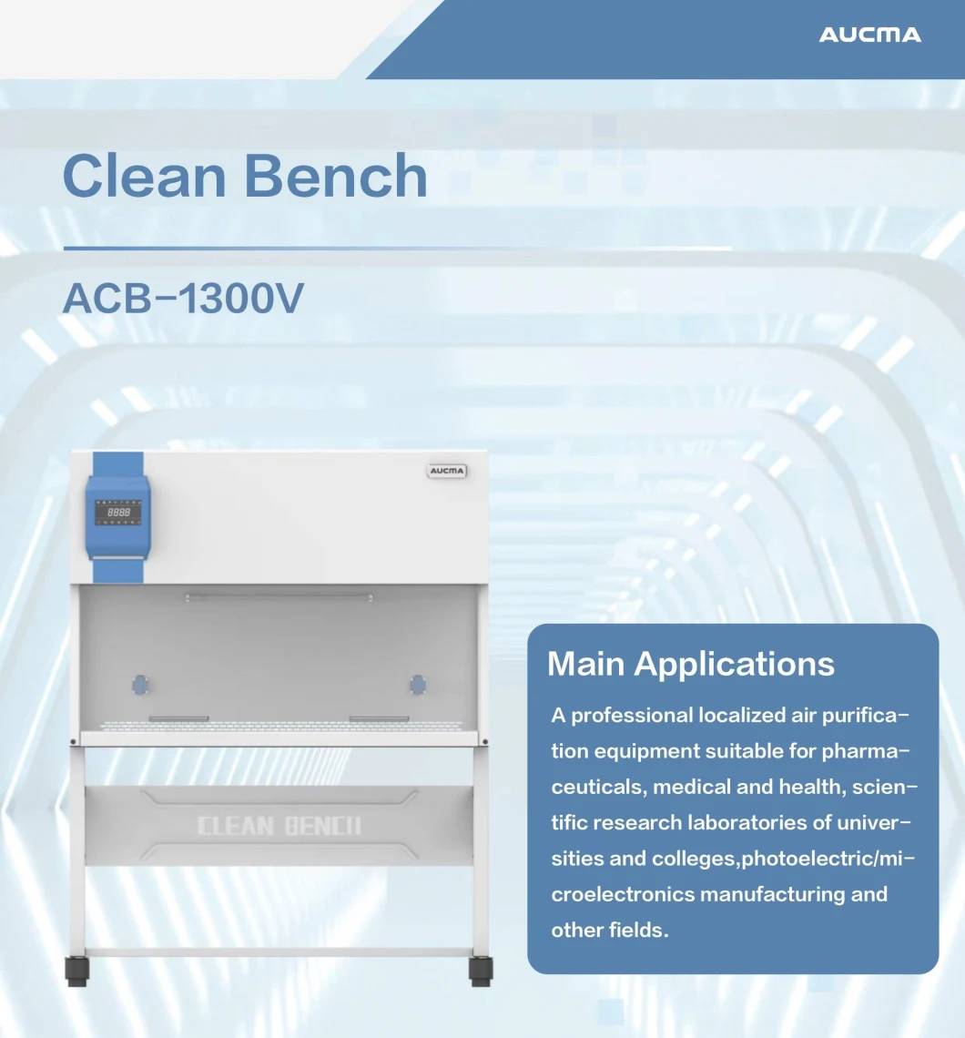 High Efficient Laminar Flow Cabinet, Laminar Airflow Hood, Clean Bench Factory