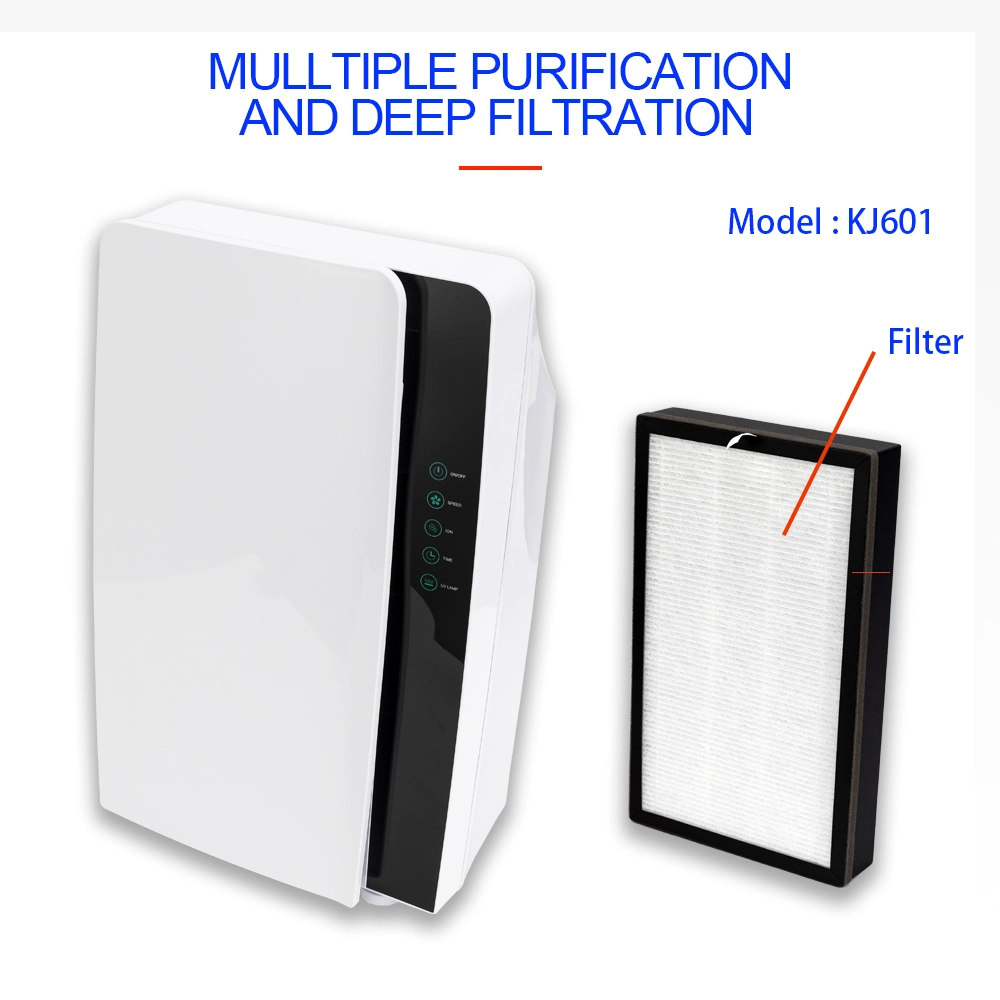 Remote Control Smart UVC Germ Killing Air Purifier for Home HEPA Filter Air Purifier