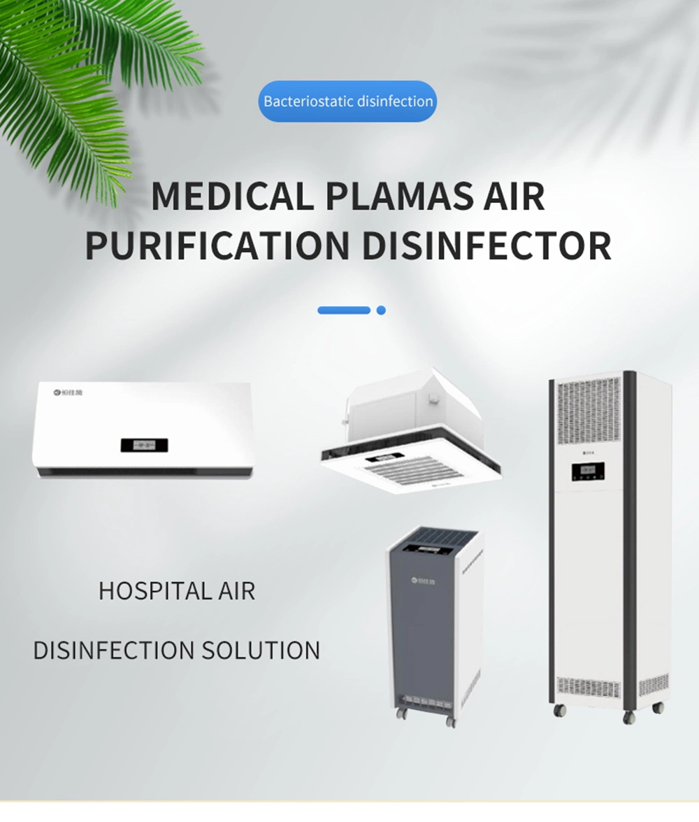 Wall Mounted Plasma Air Sterilizer UVC Ozone Ultraviolet with Negative Ions to Inactivate Viruses