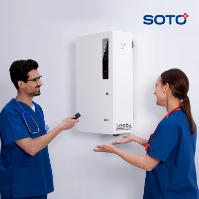 Soto-Bk90 Meistverkaufter Besprechungsraum, 90 m³, Wandmontage, hoher Kadr, geräuscharm, Anti-Virus und Bakterien, 99,9 % UVC-Lampe, Plasma-Sterilisation, Luftsterilisator